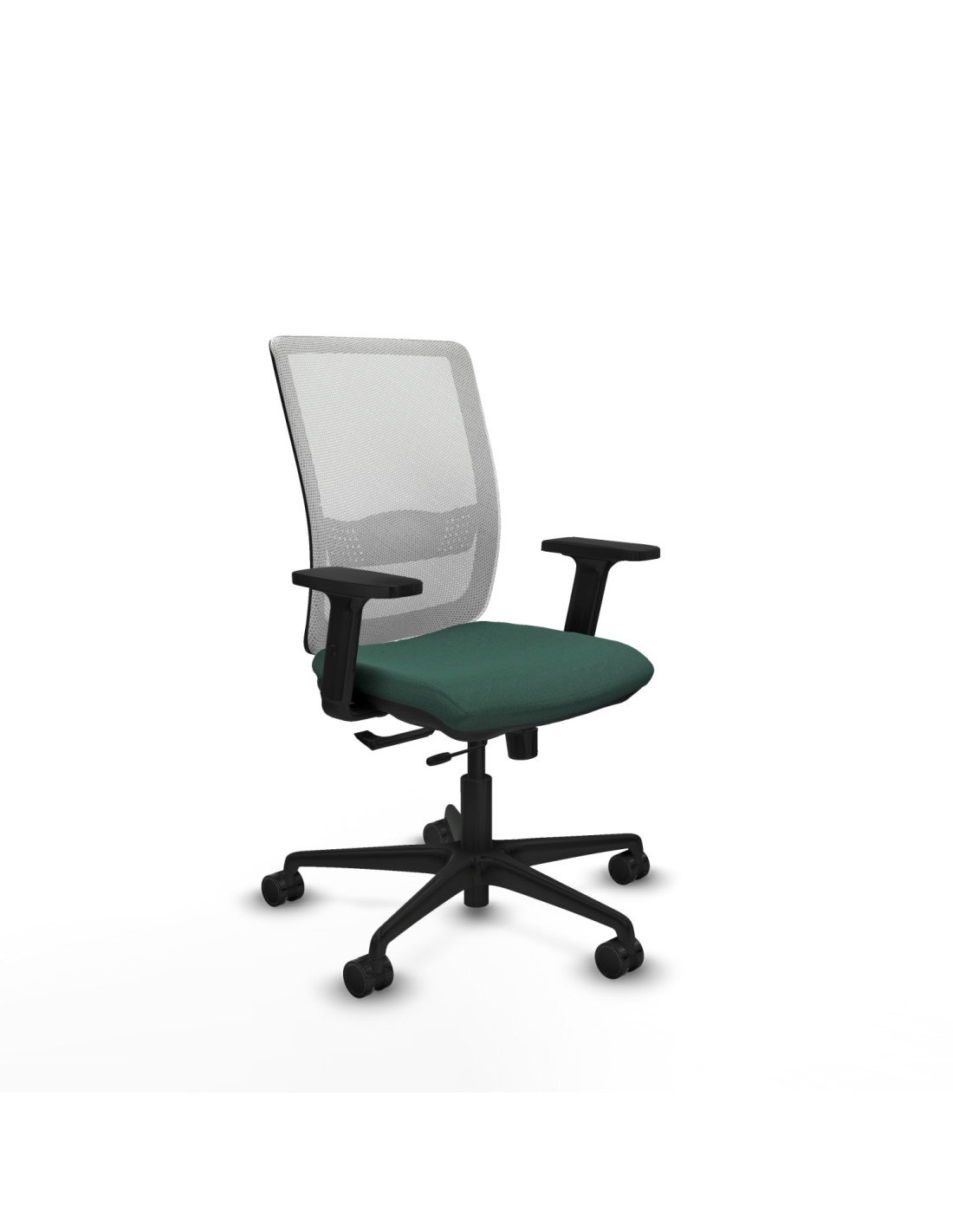 Piqueras y Crespo Haches traslack malla blanca bali verde botella brazos 2D base nailon ruedas 65mm nailon