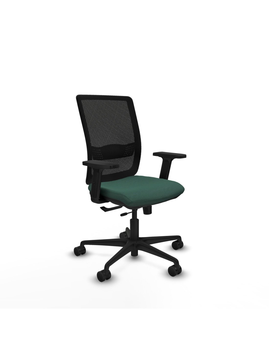 Piqueras y Crespo Haches traslack malla negra bali verde botella brazos 2D base nailon ruedas 65mm nailon