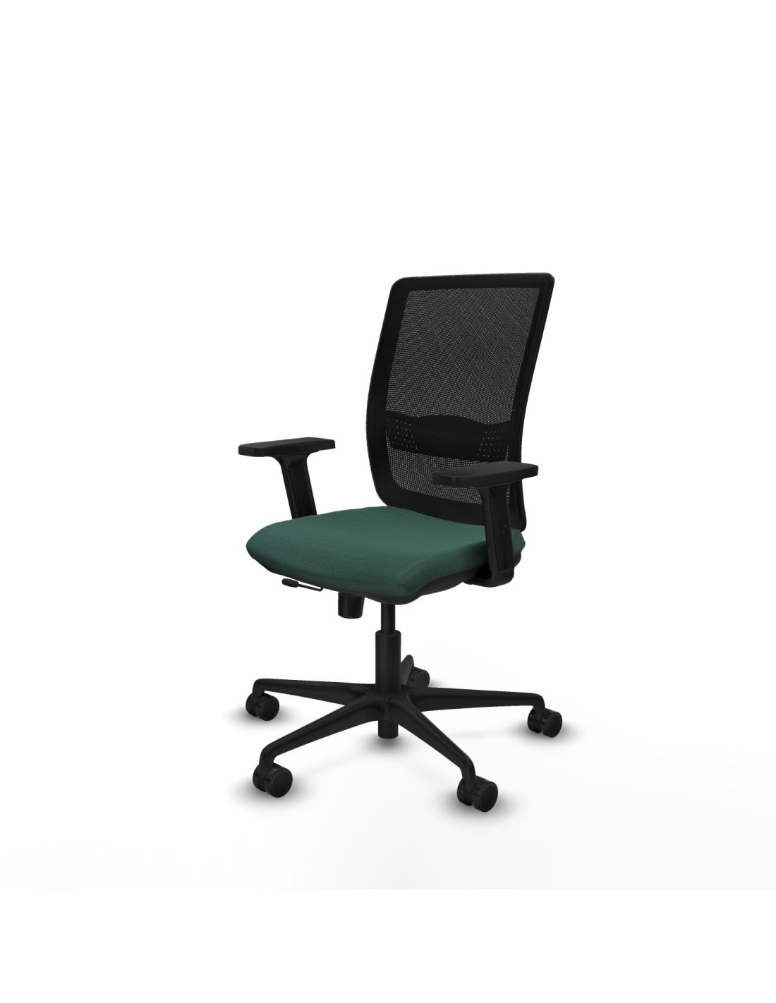 Piqueras y Crespo Haches traslack malla negra bali verde botella brazos 2D base nailon ruedas 65mm nailon