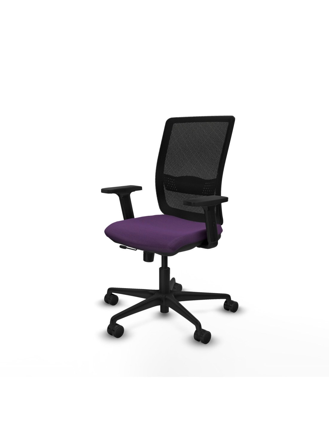 Piqueras y Crespo Haches traslack malla negra bali morado brazos 2D base nailon ruedas 65mm nailon