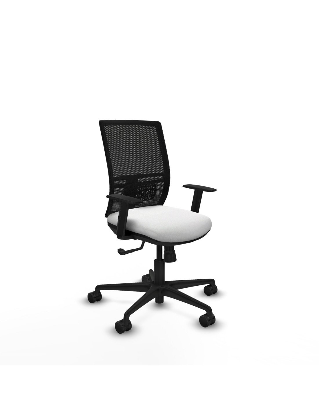 Piqueras y Crespo Yunquera sincro malla negra bali blanco brazos 1D base nailon ruedas 65mm nailon