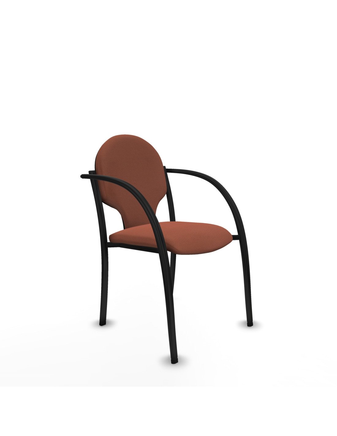 Piqueras y Crespo Pack 2 sillas Hell?n chasis 4 patas negro bali marr