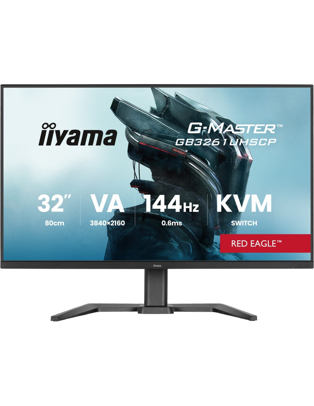 iiyama G-MASTER GB3261UHSCP-B1 pantalla para PC 80 cm (31.5") 3840 x 2160 Pixeles 4K Ultra HD LED Negro