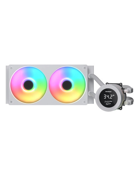 COUGAR CGR-PSDVARGB-W-240 Procesador Sistema de refrigeración líquida todo en uno 12 cm Blanco