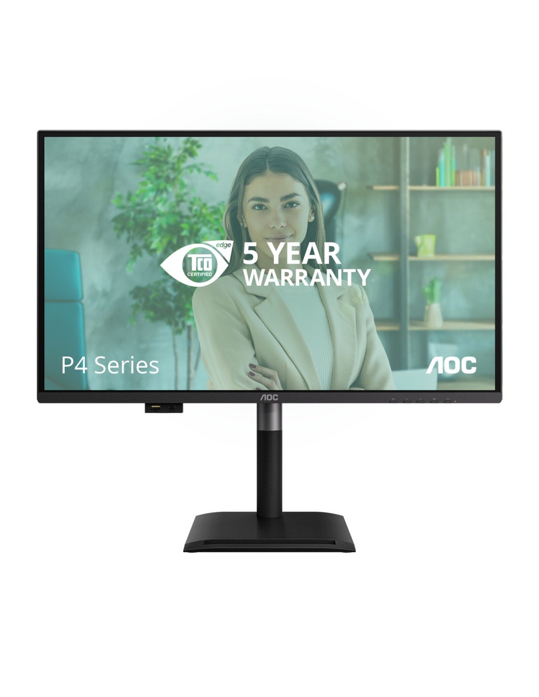 AOC Q27P4U pantalla para PC 68,6 cm (27") 2560 x 1440 Pixeles Wide Quad HD Negro