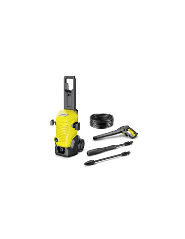 Kärcher K 4 WCM Limpiadora de alta presión o Hidrolimpiadora Vertical Eléctrico 420 l/h 1800 W Negro, Amarillo