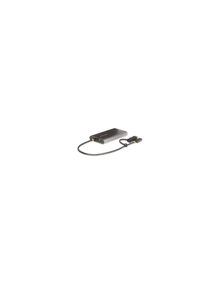 StarTech.com Adaptador USB-C a HDMI Doble - USB Tipo C a 2 Monitores HDMI - 4K 60Hz - Entrega de Alimentación PD de 100W con Pas