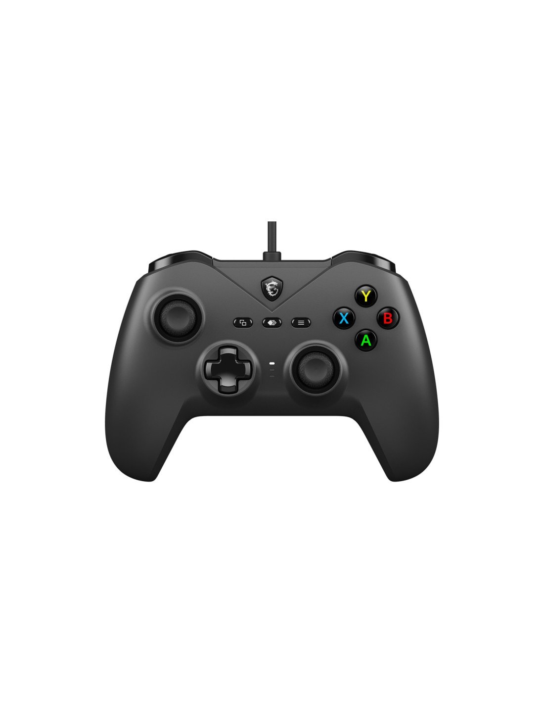 MSI FORCE GC200 mando y volante Negro USB Gamepad Analógico/Digital Android, PC