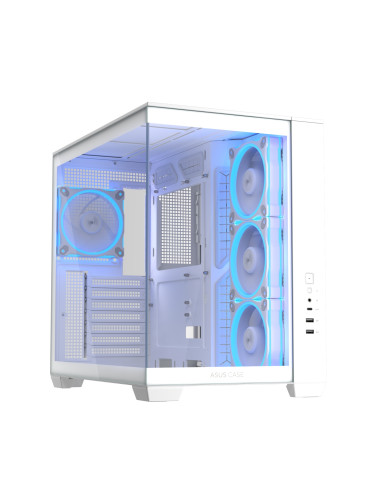 ASUS A32 Plus TG ARGB White Midi Tower Blanco