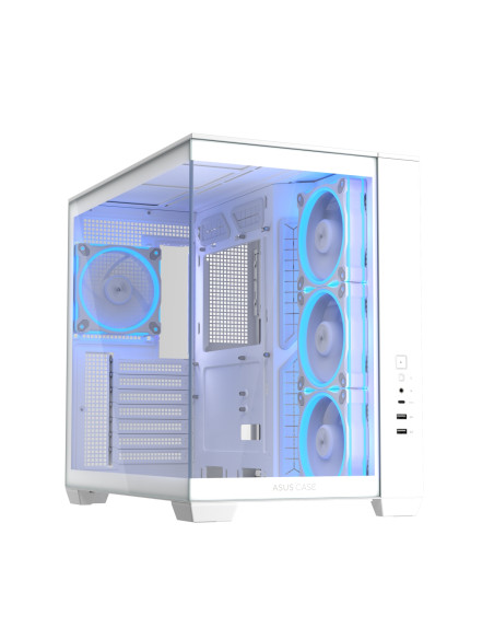 ASUS A32 Plus TG ARGB White Midi Tower Blanco