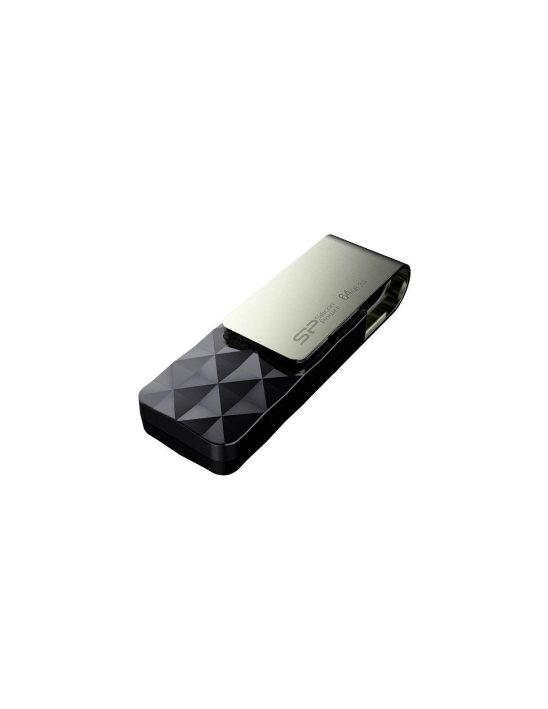 MEMORIA USB 3.1 SP BLAZE B30 64GB NEGRO SP064GBUF3B30V1K