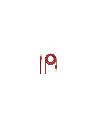 Nanocable Cable de red latiguillo RJ45 LSZH Cat.6A SFTP AWG26, Rojo,