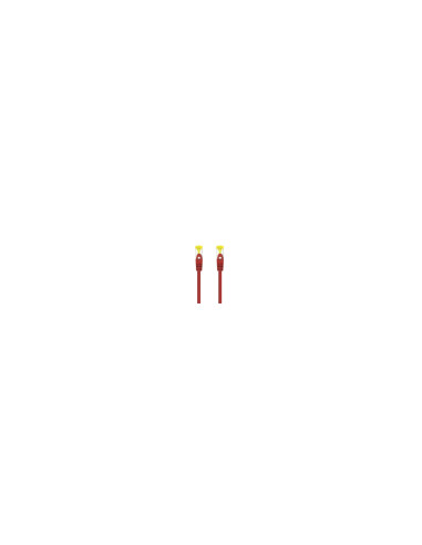 Nanocable Cable de red latiguillo RJ45 LSZH Cat.6A SFTP AWG26, Rojo,
