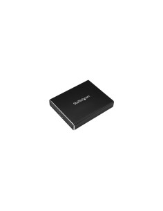 StarTech.com Caja de Dos BahÍ­as M.2 NGFF - USB 3.1 (10Gbps) - RAID - Caja Externa USB-C y USB-A de Aluminio - Negro