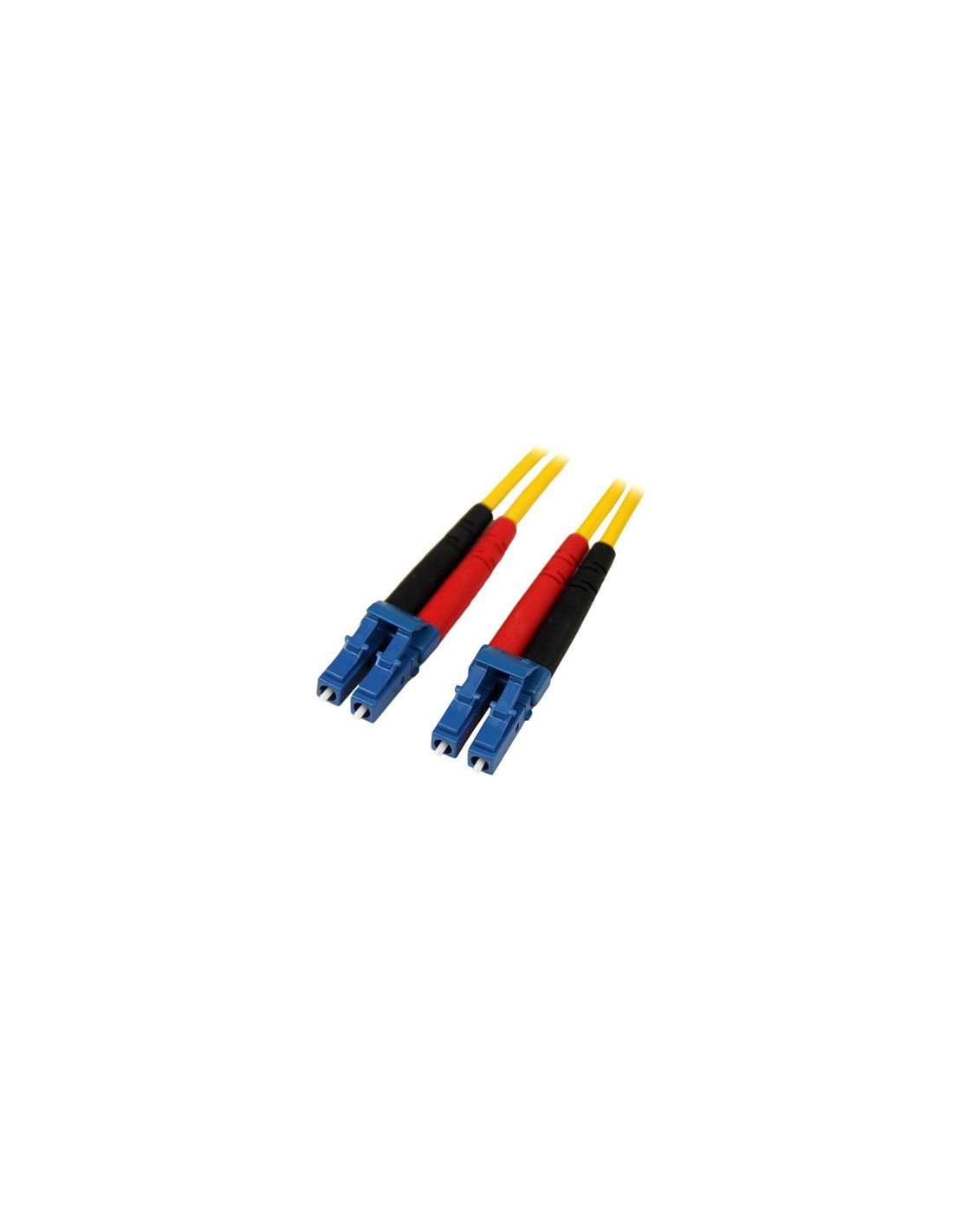 StarTech.com Cable de Red de 10m Monomodo Dúplex Fibra Í“ptica LC-LC 9/125 Macho a Macho - Amarillo
