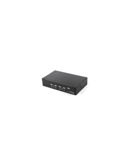 StarTech.com Switch KVM de 4 Puertos DisplayPort con Resolución de 4K a 60Hz - Negro