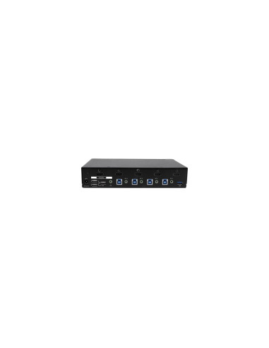 StarTech.com Switch Conmutador KVM de 4 Puertos HDMI 1080p con USB 3.0 - Negro