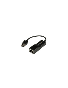 StarTech.com Adaptador Externo USB 2.0 de Red Fast Ethernet 10/100 Mbps - Negro