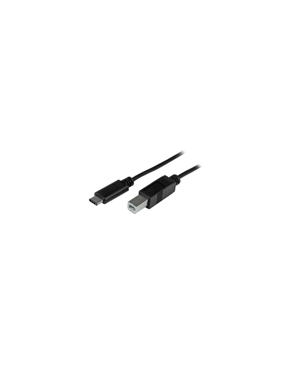 StarTech.com Cable de 2m USB-C a USB B Macho a Macho negro
