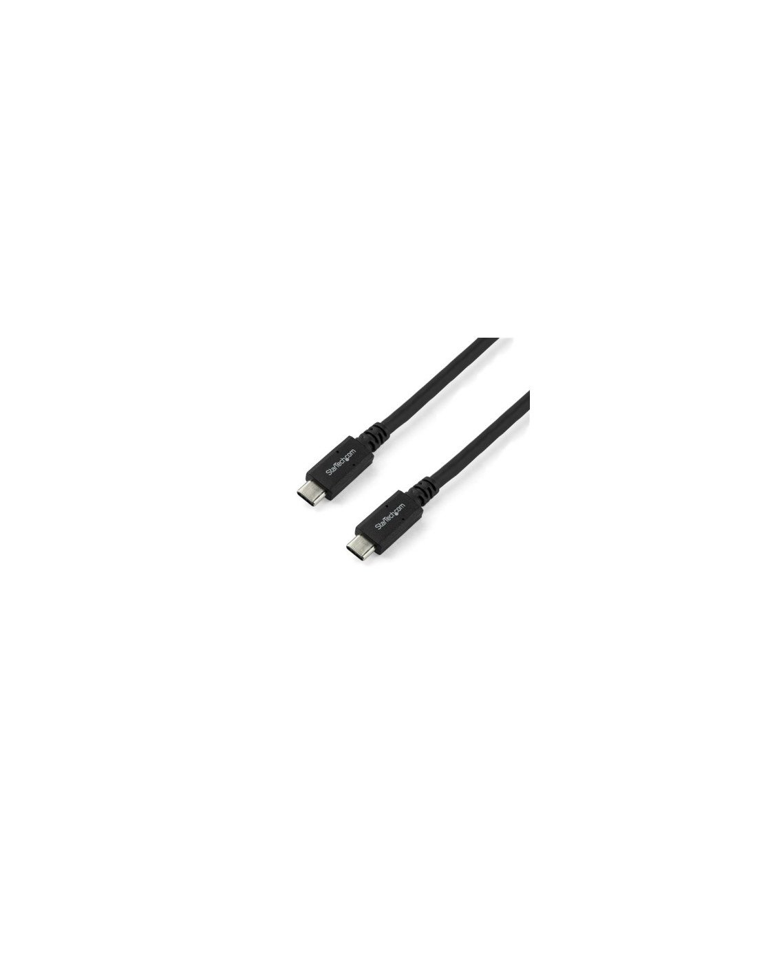 StarTech.com Cable de 1.8m USB-C a USB-C con capacidad para Entrega de Alimentación de 5A - macho a macho - negro