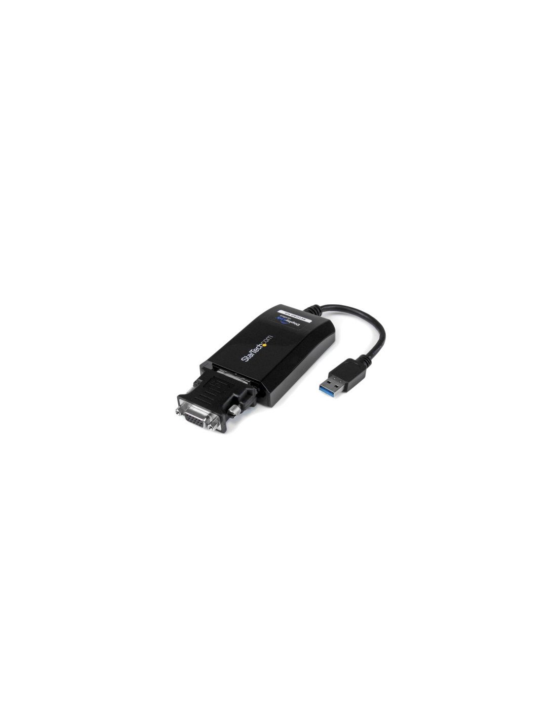 StarTech.com Cable Adaptador de VÍ­deo DVI a USB 3.0 - Conversor Tarjeta Gráfica Externa - 2048x1152 negro