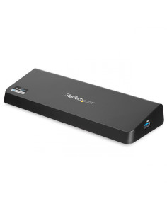 StarTech.com Replicador de Puertos Universal USB 3.0 para Portátil - Base Docking Station DisplayPort HDMI 4K con Ethernet - Hub