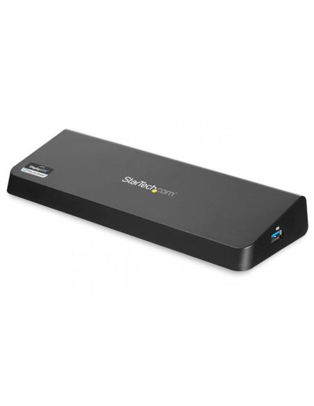StarTech.com Replicador de Puertos Universal USB 3.0 para Portátil - Base Docking Station DisplayPort HDMI 4K con Ethernet - Hub