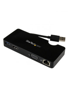 StarTech.com Replicador de Puertos USB 3.0 de Viajes con HDMI o VGA -