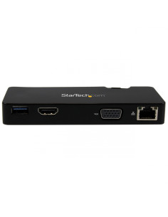 StarTech.com Replicador de Puertos USB 3.1 de Viajes con HDMI o VGA - Docking Station para Portatil - Negro - USB3SMDOCKHV 2