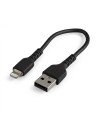 Cable StarTech.com usb tipo-a macho a lightning macho 0.15m negro RUSBLTMM15CMB