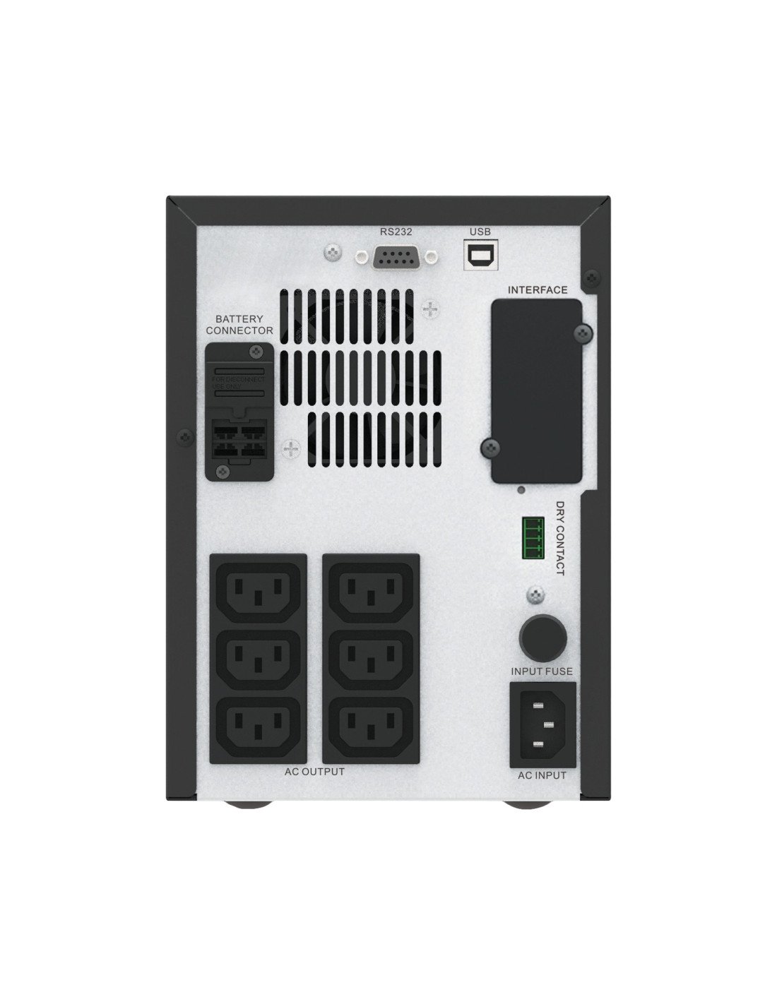 APC Easy UPS SMV LÍ­nea interactiva 1000 VA 700 W 6 salidas AC Negro, Gris