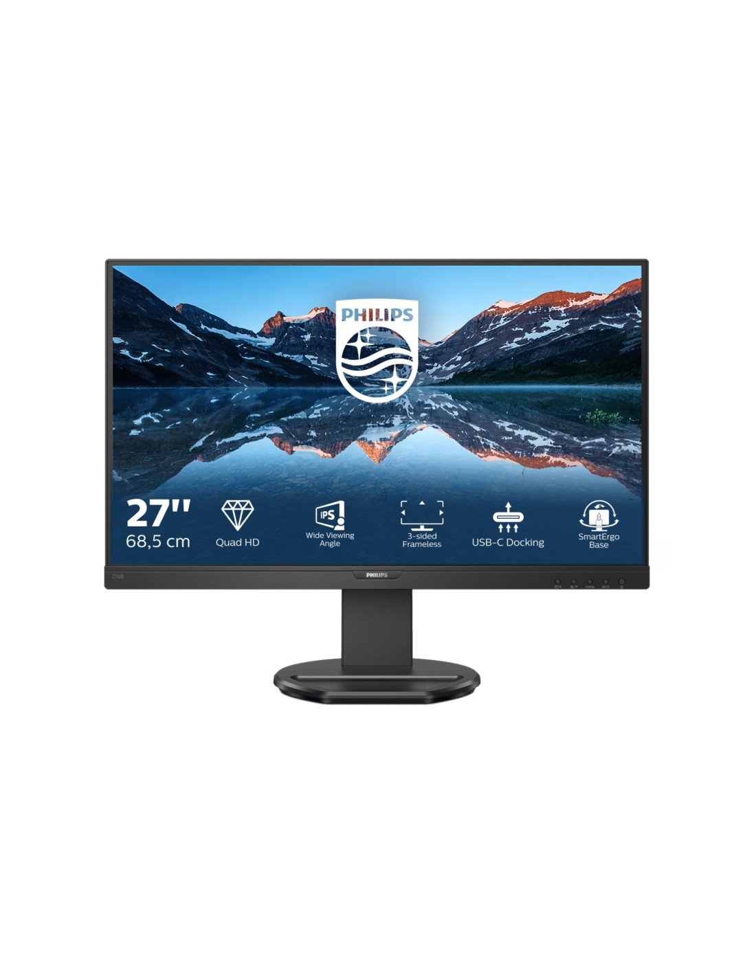 Philips B Line LED display 68,6 cm 27P 2560 x 1440 Pixeles Quad HD Negro