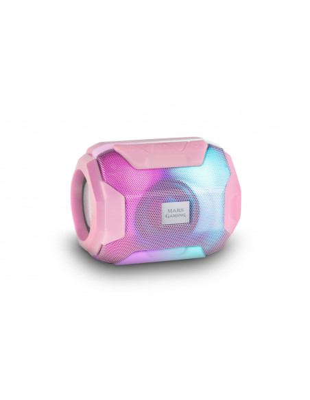 Mars Gaming MSBAXP, Altavoz Bluetooth RGB, Compacto,10W,