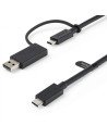 StarTech.com cable USB 3.2 Gen 2 (3.1 Gen 2) USB C 1 m Negro
