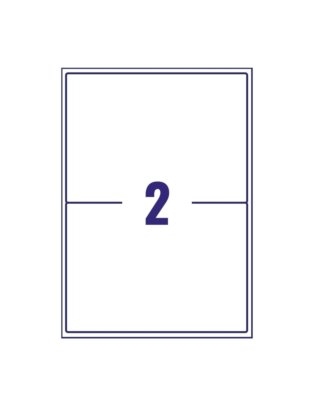 Avery L7168-15 Etiqueta para impresora autoadhesiva blanco