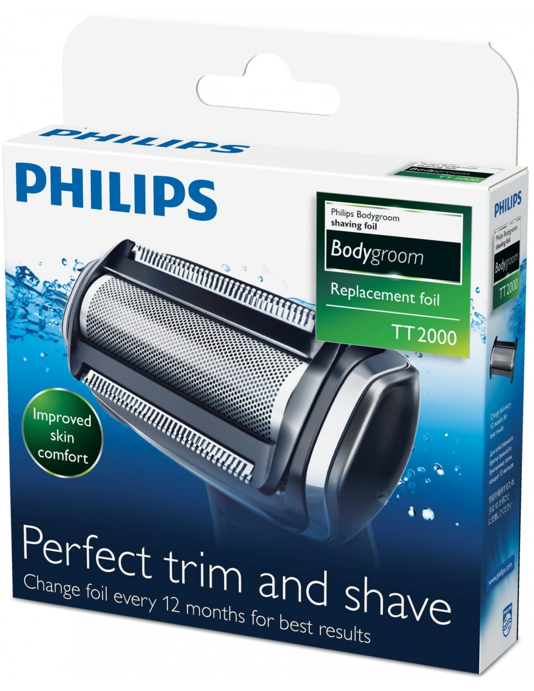 Philips Las láminas de repuesto se adaptan a serie S3000 de Bodygroom