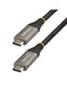 StarTech.com Cable de USB-C de 10Gbps 1 m Negro, Gris