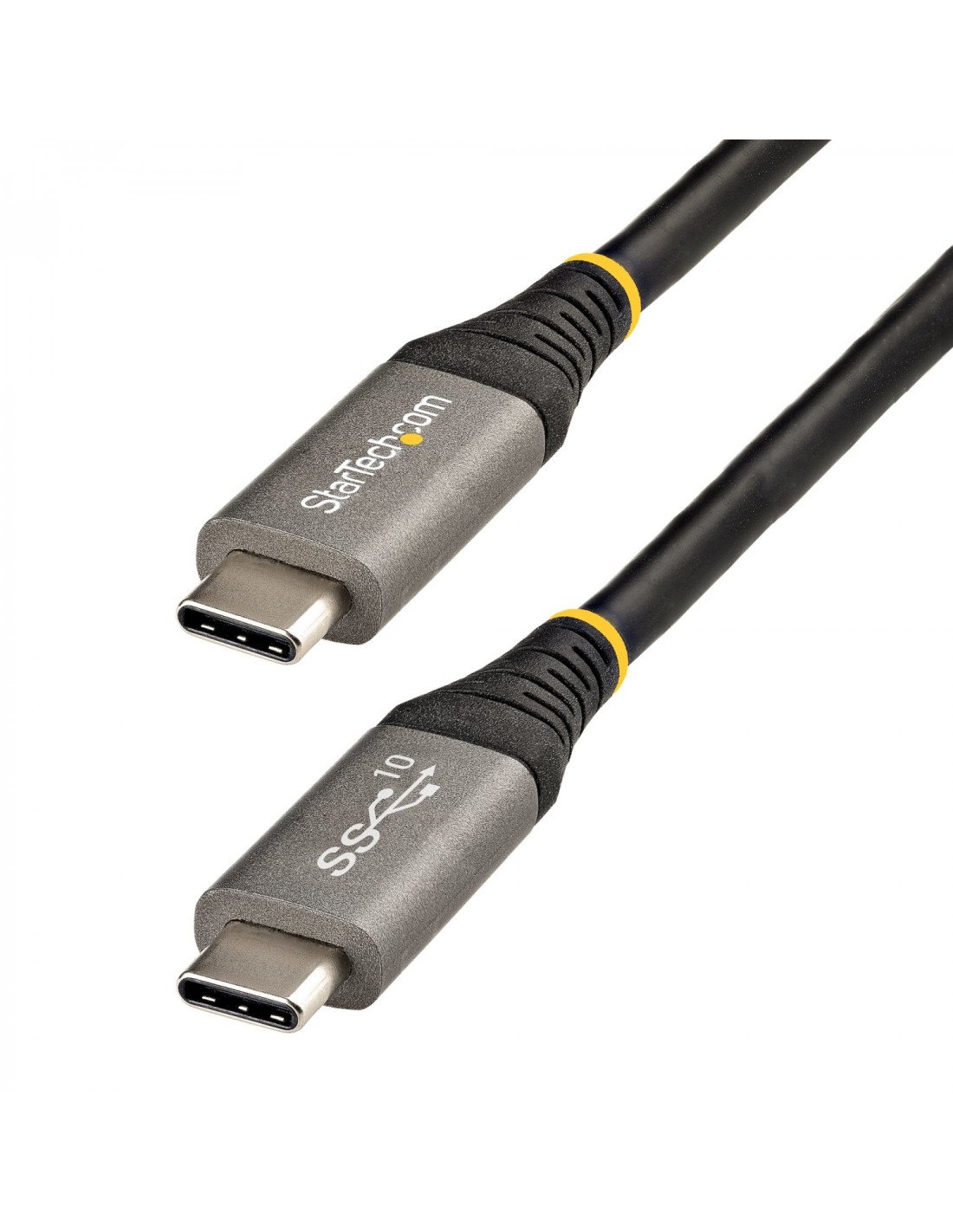 StarTech.com Cable de USB-C de 10Gbps 1 m Negro, Gris
