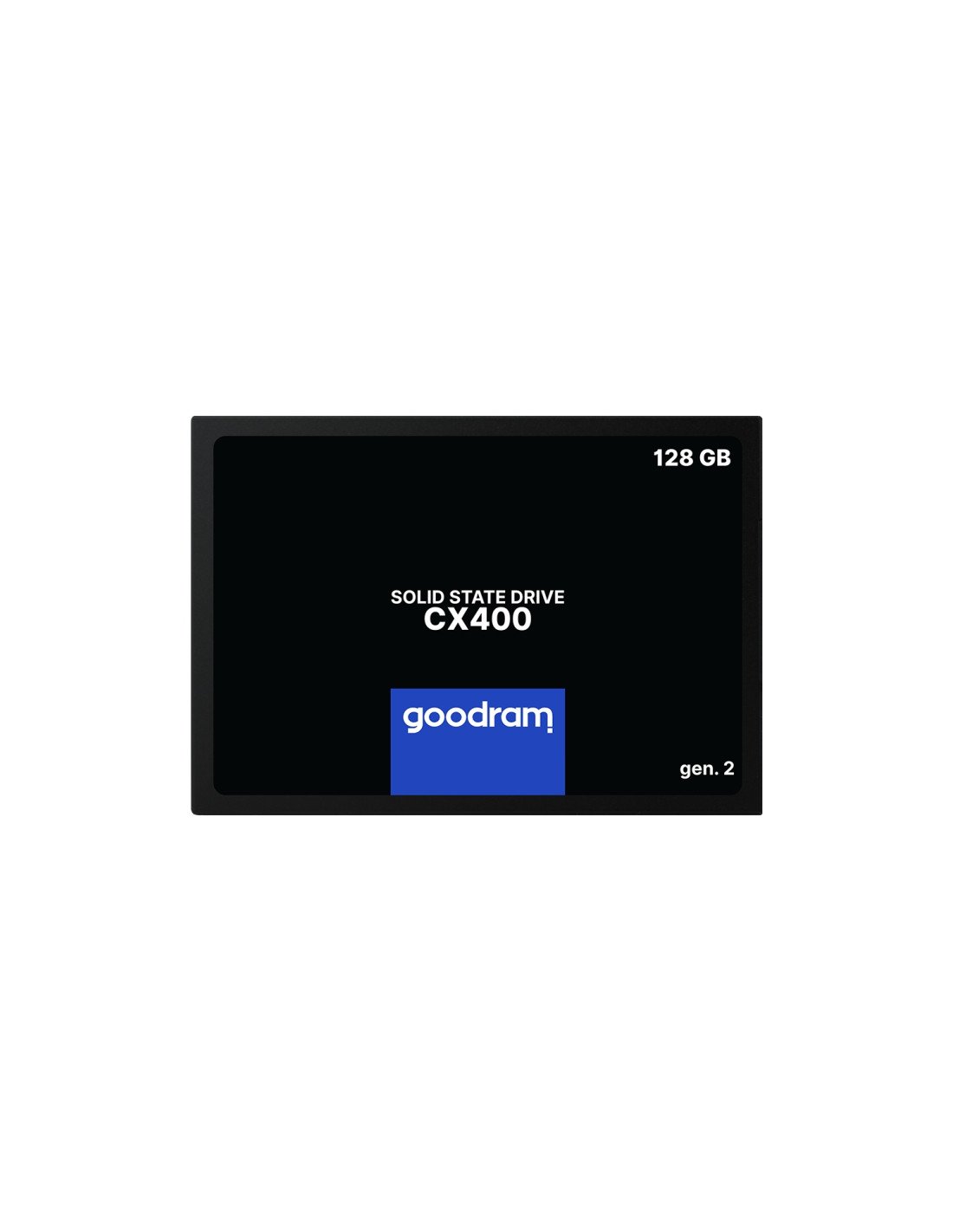 Goodram CX400 Disco ssd 2.5 gen.2 128gb serial ATA III 3D tlc nand negro azul