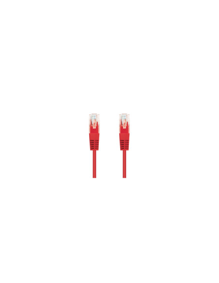 Nanocable Cable Red Latiguillo RJ45 CAT.6 UTP AWG24, Rojo, 30 cm