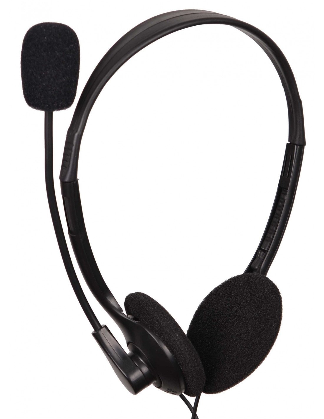 Gembird MHS-123 auricular y casco Auriculares Alámbrico Diadema Llamadas/Música Negro
