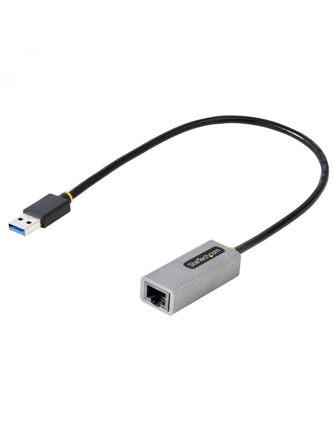 StarTech.com Adaptador USB a Ethernet, USB 3.0 a Ethernet Gigabit de 10/100/1000 para Portátiles, con Cable Incorporado de 30cm,
