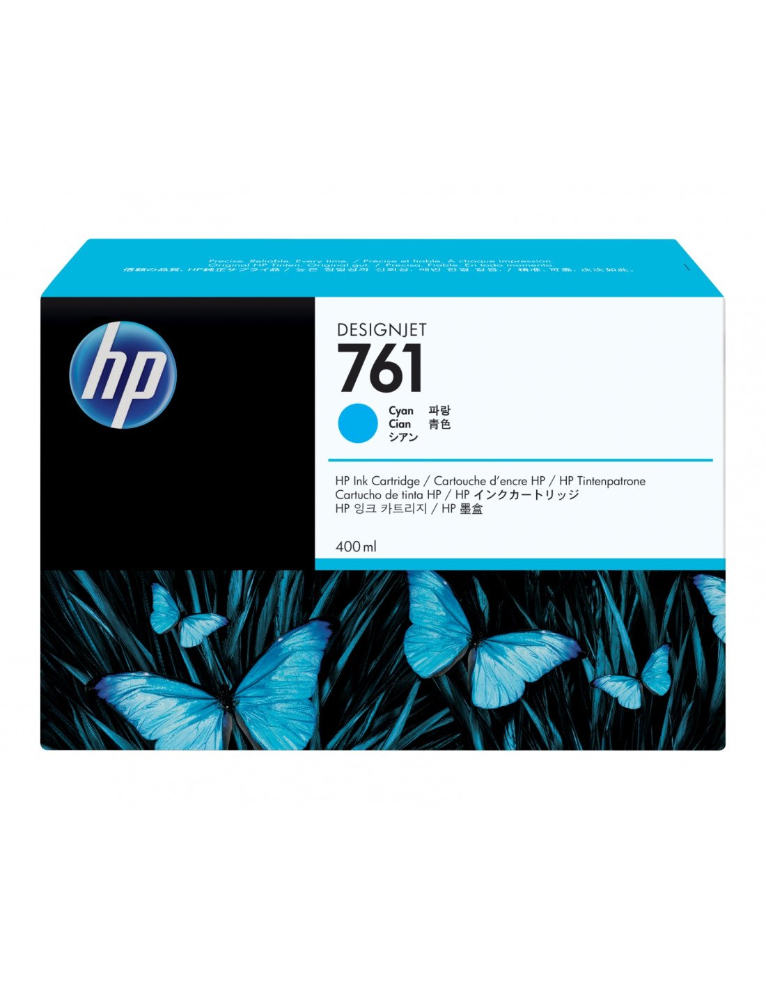 HP Cartucho de tinta DesignJet 761 cian de 400 ml