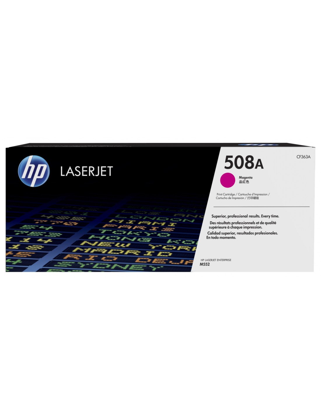 HP Cartucho de tóner original LaserJet 508A magenta