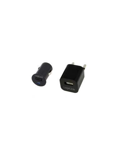 LogiLink PA0076 adaptador e inversor de corriente Auto/Interior Negro