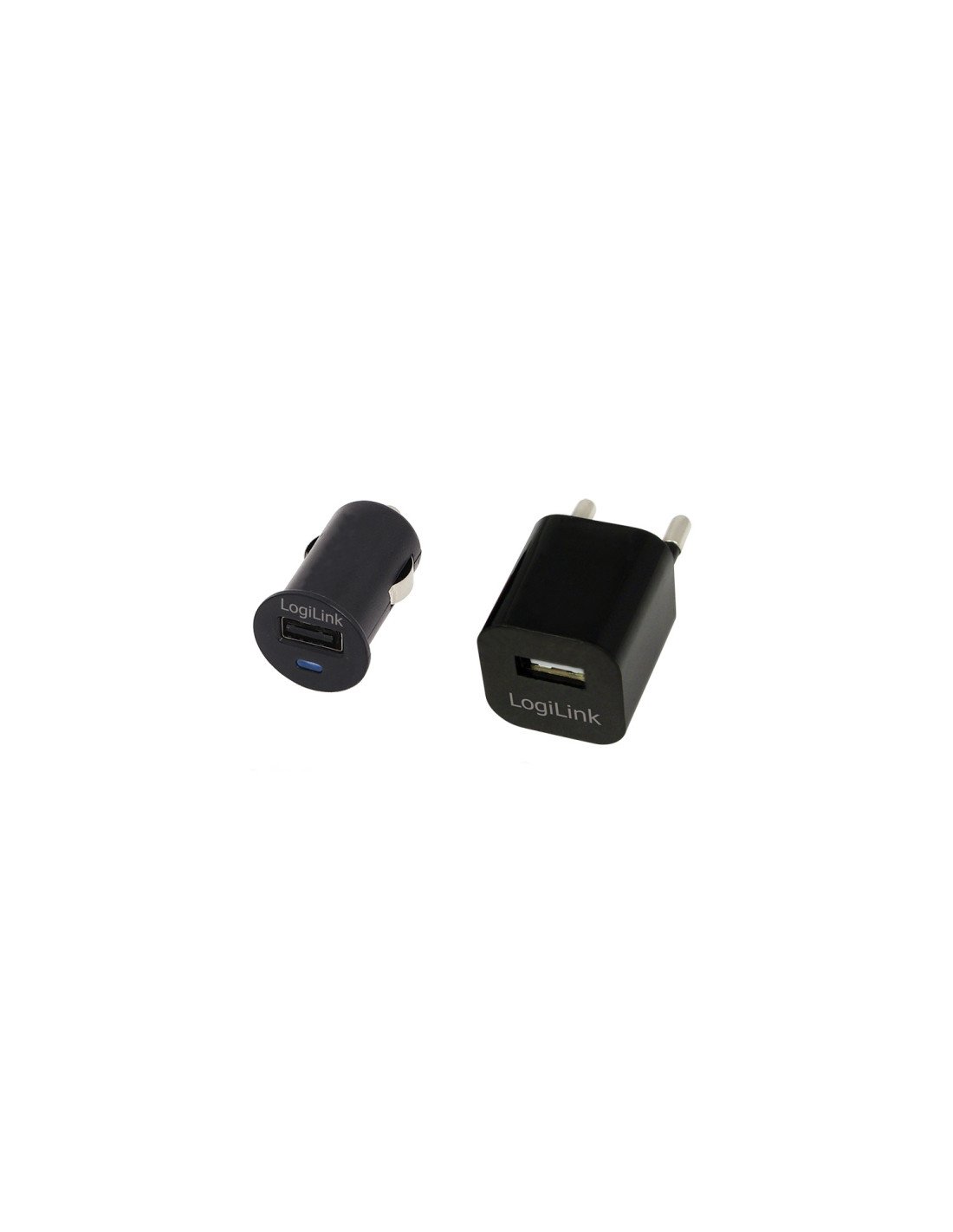 LogiLink PA0076 adaptador e inversor de corriente Auto/Interior Negro
