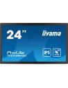 iiyama PROLITE Pizarra de caballete digital 61 cm (24") LED 600 cd / m² Full HD Negro Pantalla táctil