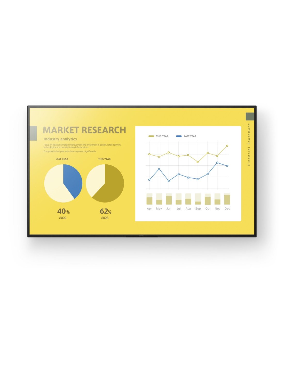 Sony FW-65EZ20L pantalla de señalización Pantalla plana para señalización digital 165,1 cm (65") LED Wifi 350 cd / m² 4K Ultra H