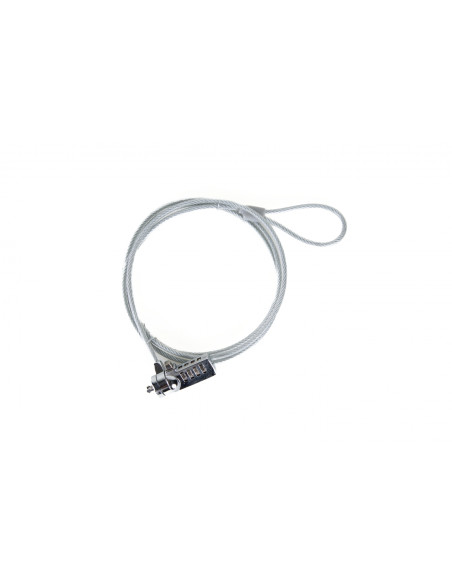 iggual Cable seguridad candado 4 dígitos SECURE 4D