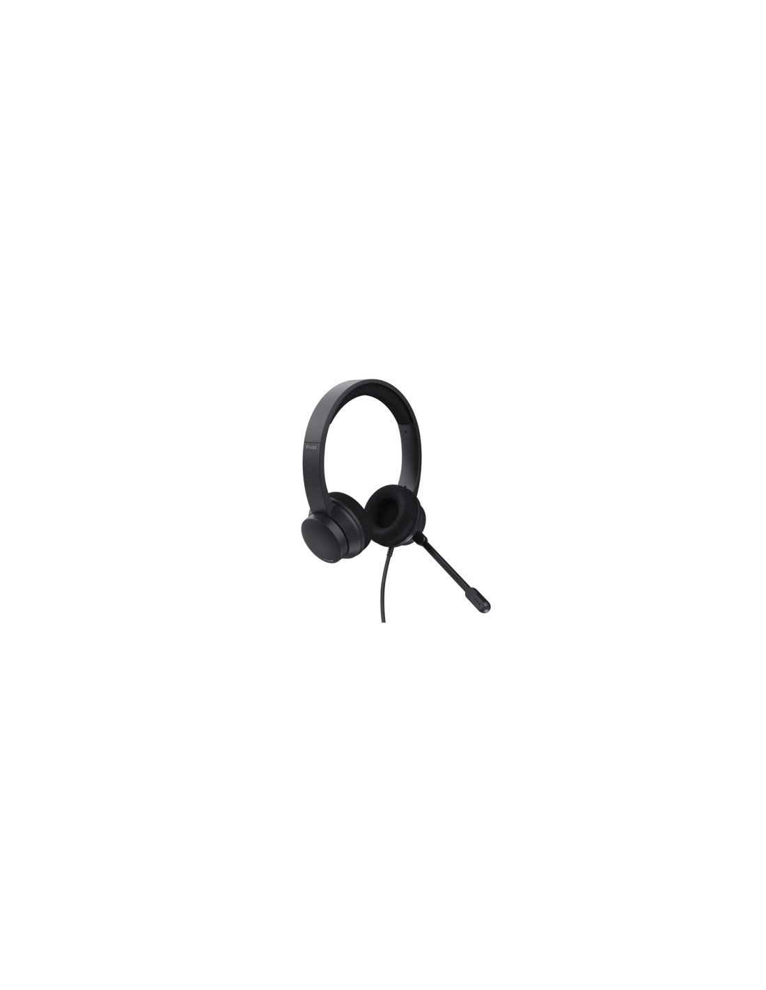 Trust HS-260 Auriculares Alámbrico Banda para cuello Oficina/Centro de llamadas USB tipo A Negro